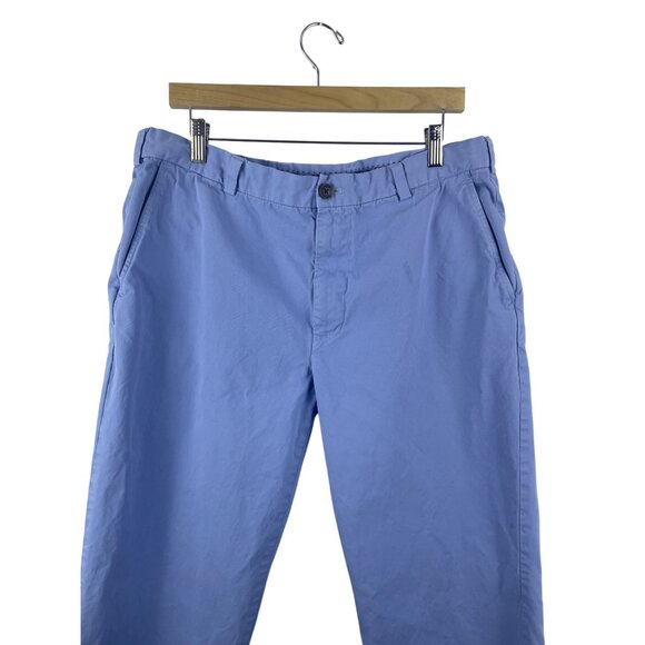 Brooks Brothers  Men's 38/32 Clark Blue Chino Pants Zip Fly Preppy - Picture 2 of 12